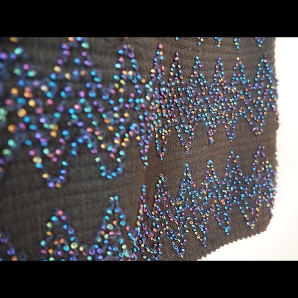 Beaded Mini Skirt - Picture 3 of 5